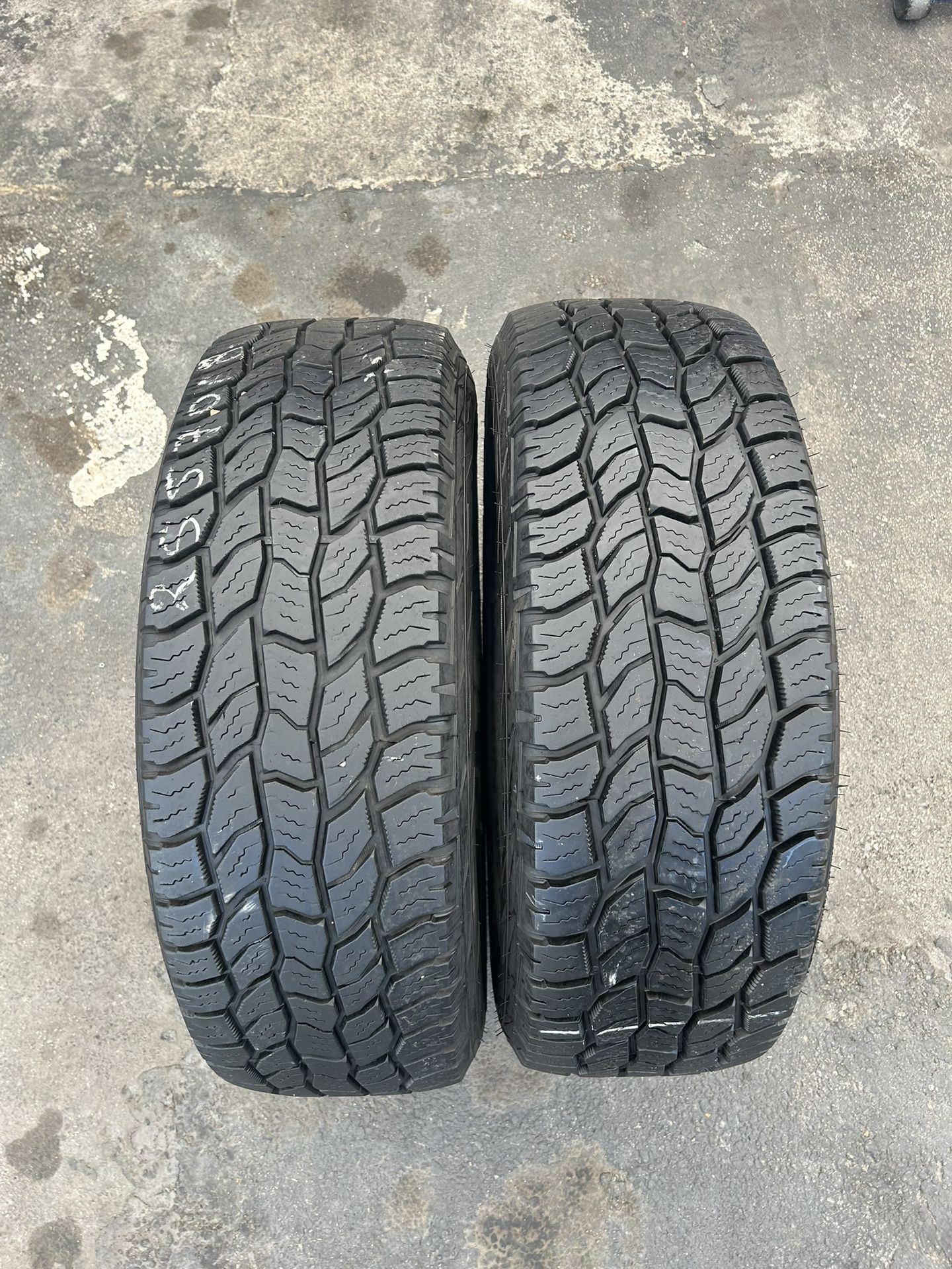 2. Tires. 255. 70. 18. Cooper