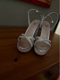Windsor rhinestone heels.