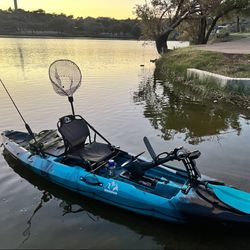 Hoodoo Tempest 120p Pedal Drive Fishing Kayak