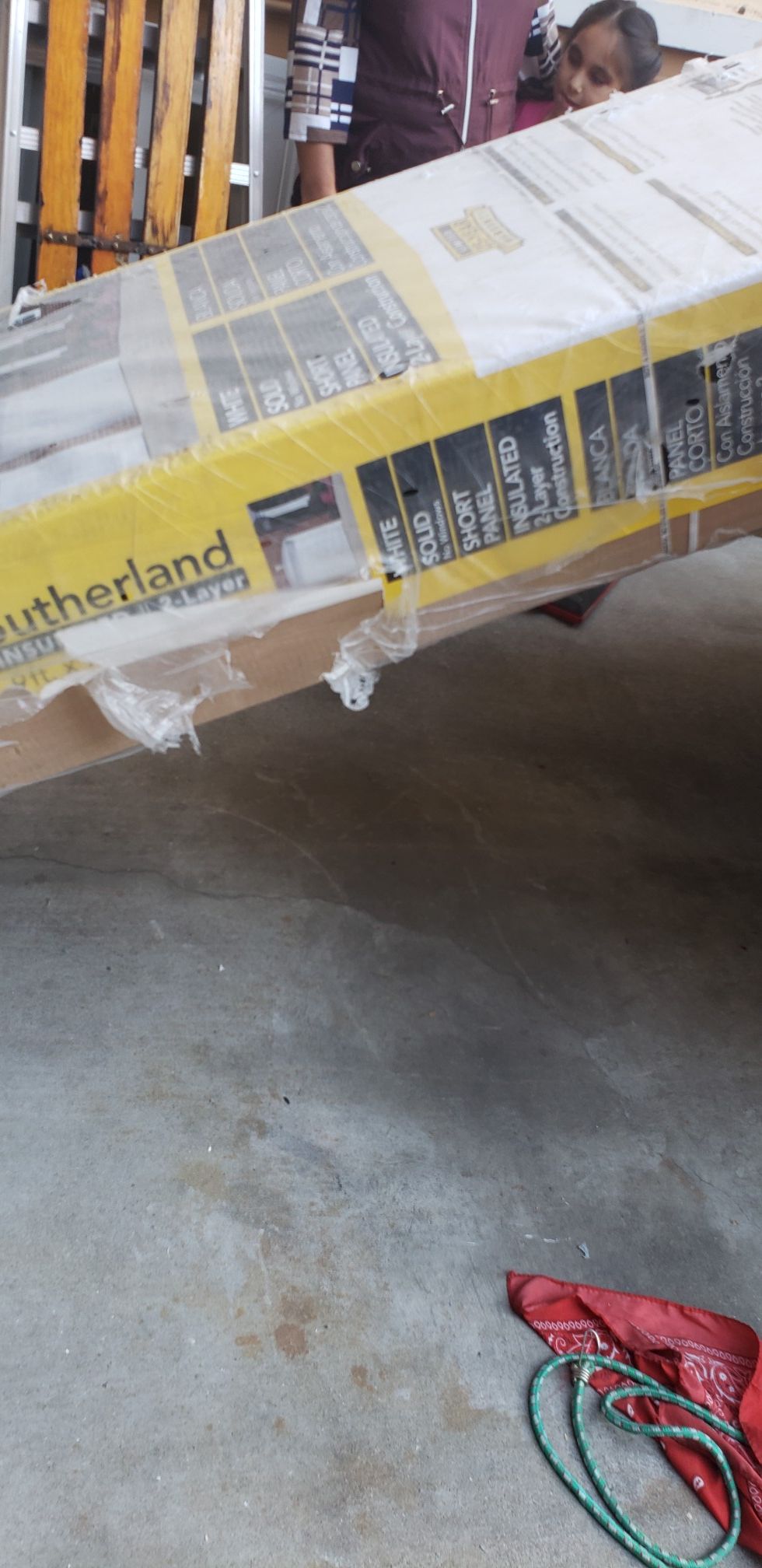 Sutherland insulated 2 layer garage door