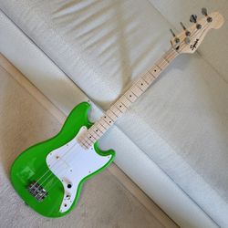 Squire Sonic Bronco Bass Limited Edition Lime Green