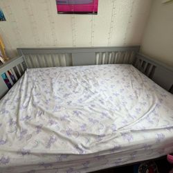 Full Size Bed frame/ mattress OBO