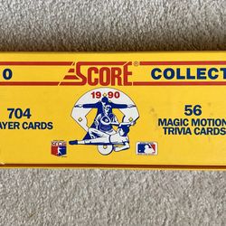 1990 Score Baseball Collector Set With 56 Magic Motion Cards. 