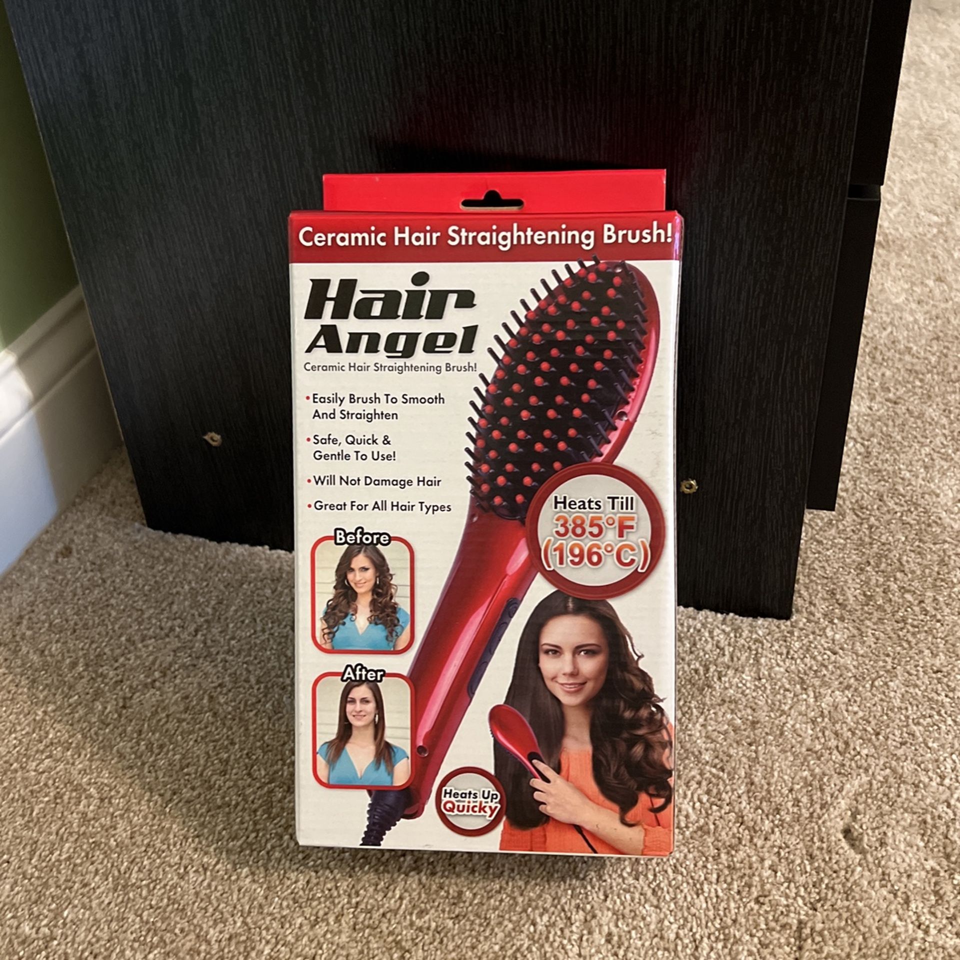 Ceramic Hair Straightening Brush