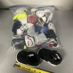 Boys, baby shoes and  socks
