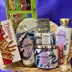 Bath and Body Works gift basket