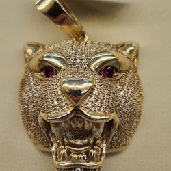 10K PENDANT PANTHER, DIJE DE PANTERA