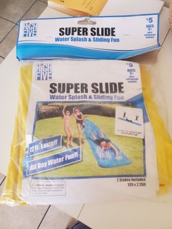 High Five brand Super Slide 12 foot water slide
