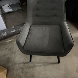 Mid Century Grey Chair