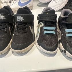 Boy Nikes Normal Use Size 12c  Both Pairs For $15