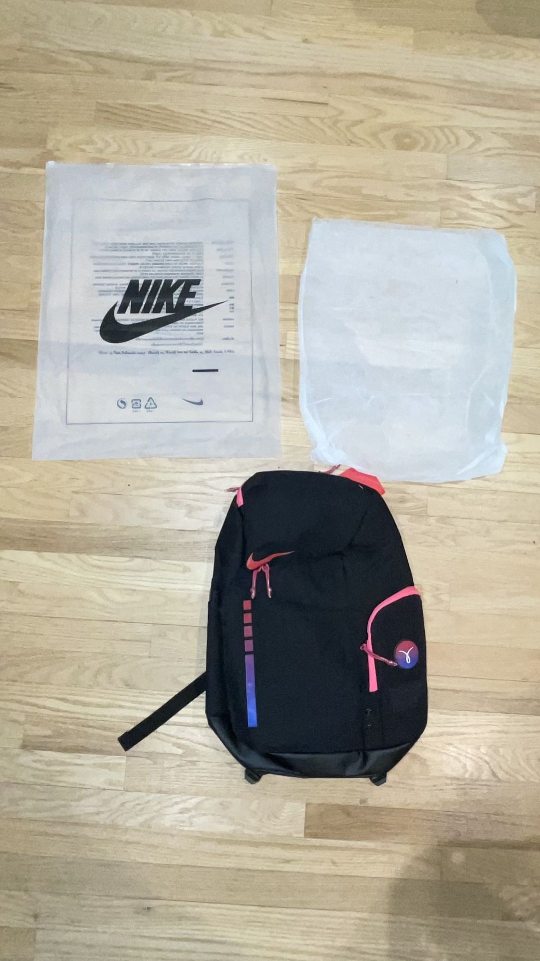 (New) Eybl AAU) Nike Elite Backpack (Pink And Black)