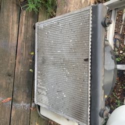 1992 radiator wet cover and coolant bottle