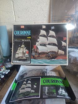 Plastic IMAI. 1/200 Scale French Battle Ship