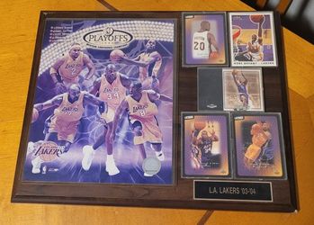 Lakers plaque 03 - 04
