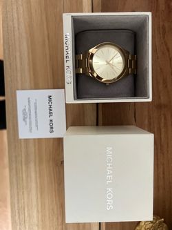 Micheal kors Gold-Tone Watch with Bracelet