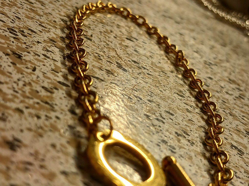Gold Tone Bracelet / Anklet 