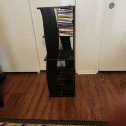 320 Space 4 Tier Rotating CD Rack