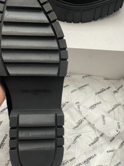 karl lagerfeld riza chain boots