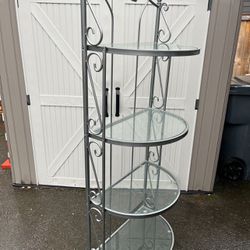 Very Tall Glass Rack /Shelves 