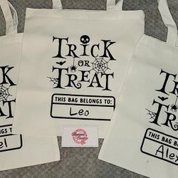 🎃 Custom Halloween Tote Bags 🎃