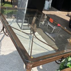 Coffee Table With Glass 