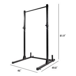 Squat Rack with J Hooks and Pull Up Barr