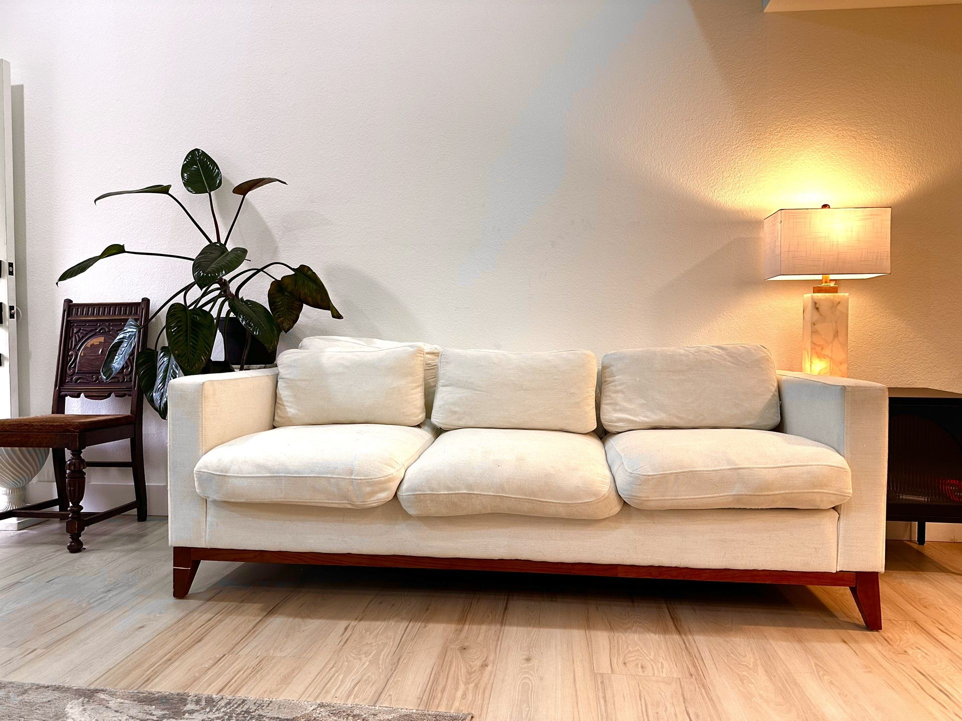 Ivory 2 Piece Couch