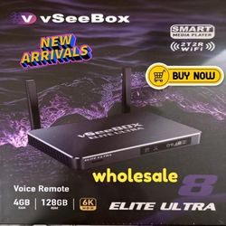 SUPERBOX SUPER BOX  S6 ULTRA VSEEBOX ELITE ULTRA WHOLESALE TO THE PUBLIC NEW ARRIVAL 2025 !!!