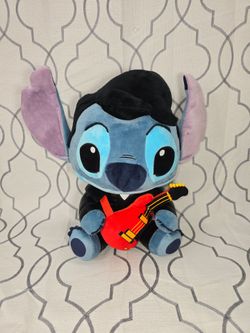 Disney Stitch Elvis Plush HugMe Toy 16" H Soft Kidrobot Shake Action Works