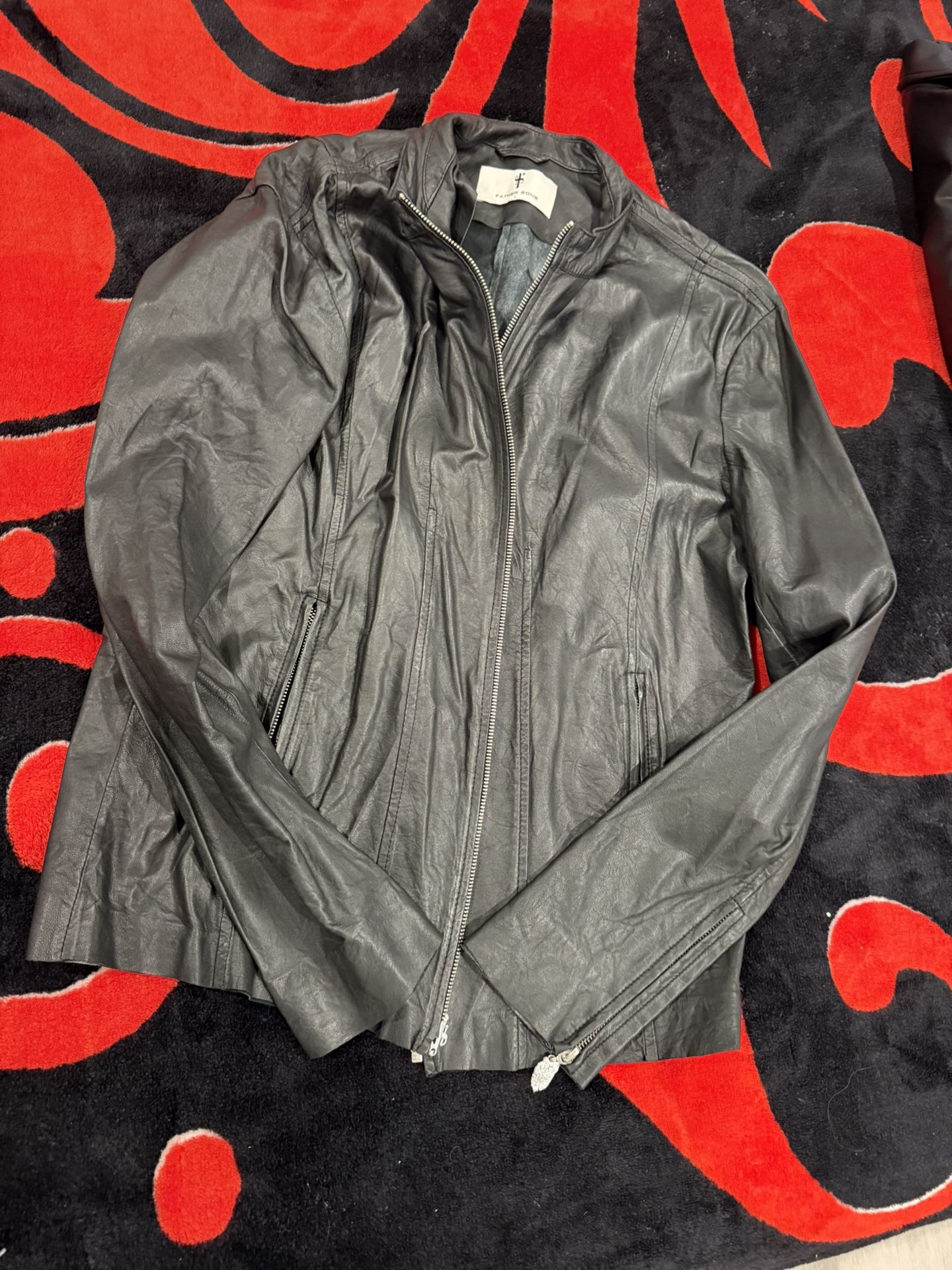 Father sons Leather Jacket