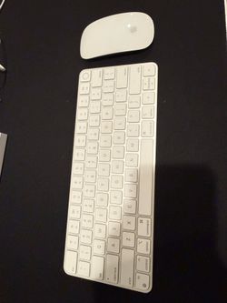 Apple keyboard and mouse