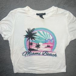 Forever 21 Miami Beach Crop Top