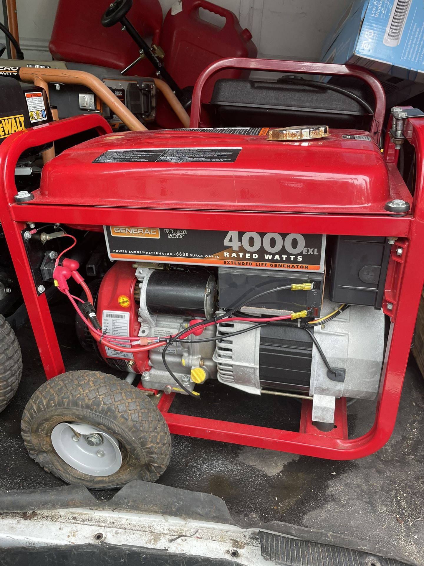 4000 Watts Generator With Battery Powered 