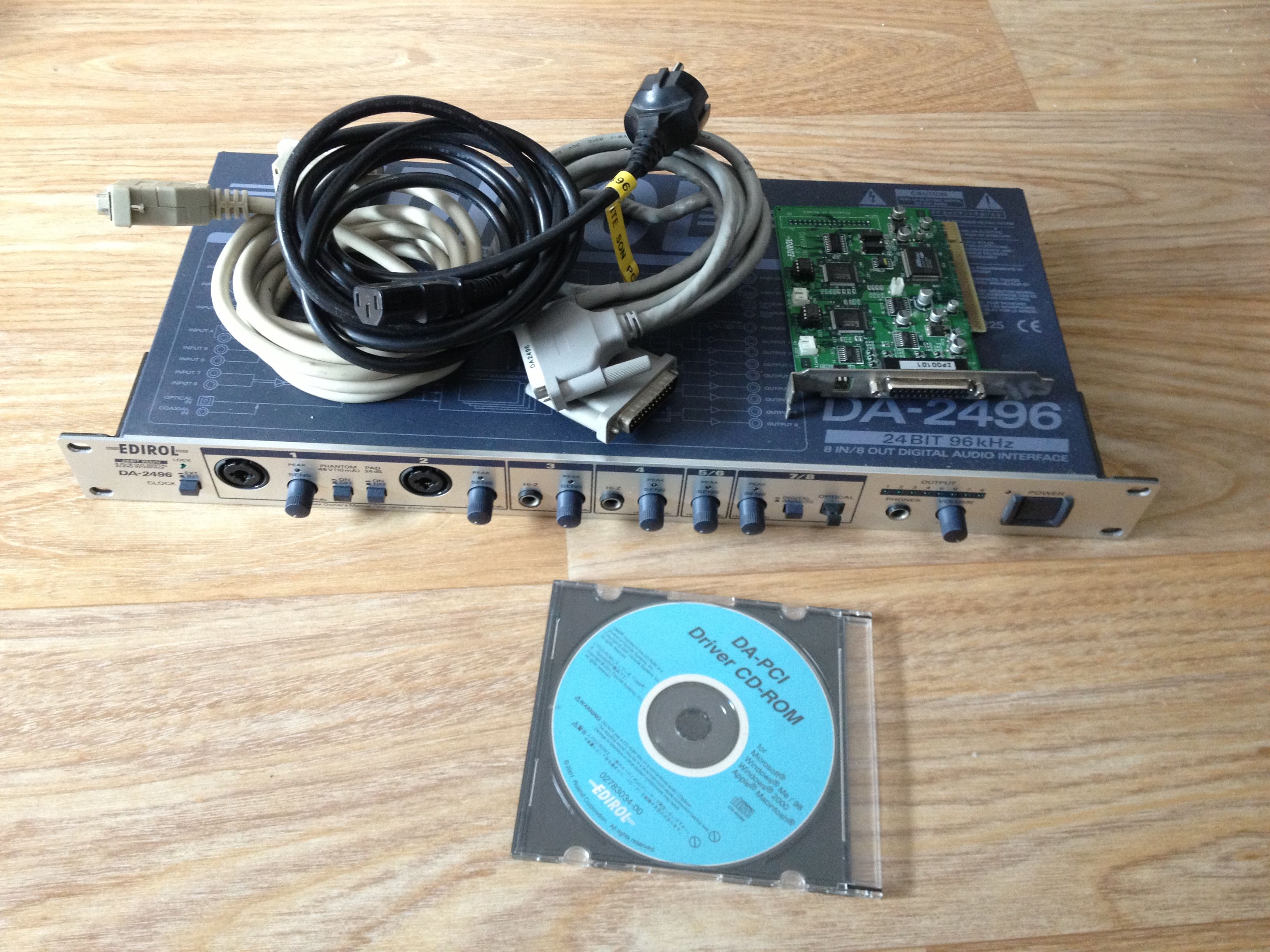 Edirol Da-2496 Rack Mount Digital Audio Interface