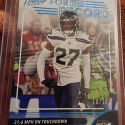 Tariq Woolen 10/10 Card