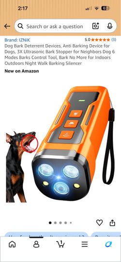 IZNiK Ultrasonic Dog Bark Deterrent Device