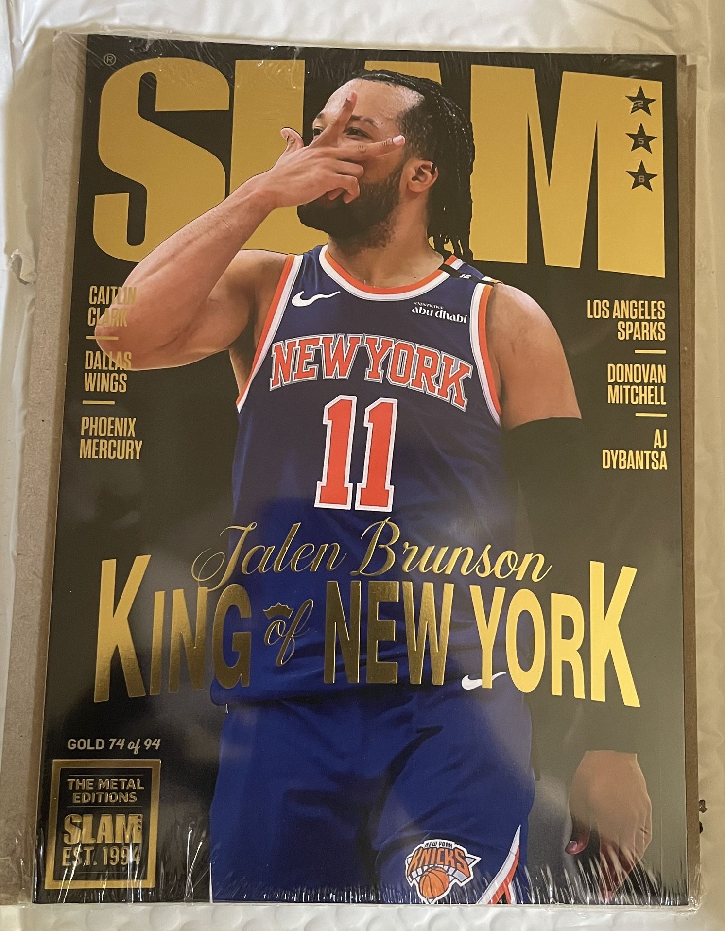 Gold Metal: SLAM Magazine 256 Jalen Brunson (#74/94)