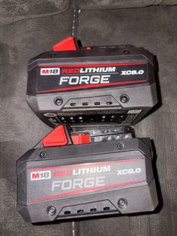 Milwaukee forge 8.0 batteries