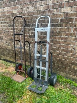 Lightweight aluminum alloy handcart with front panel extension, silver