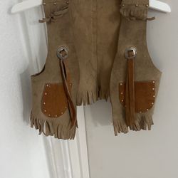 Leather Vest Western 