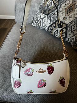 strawberry coach bag
