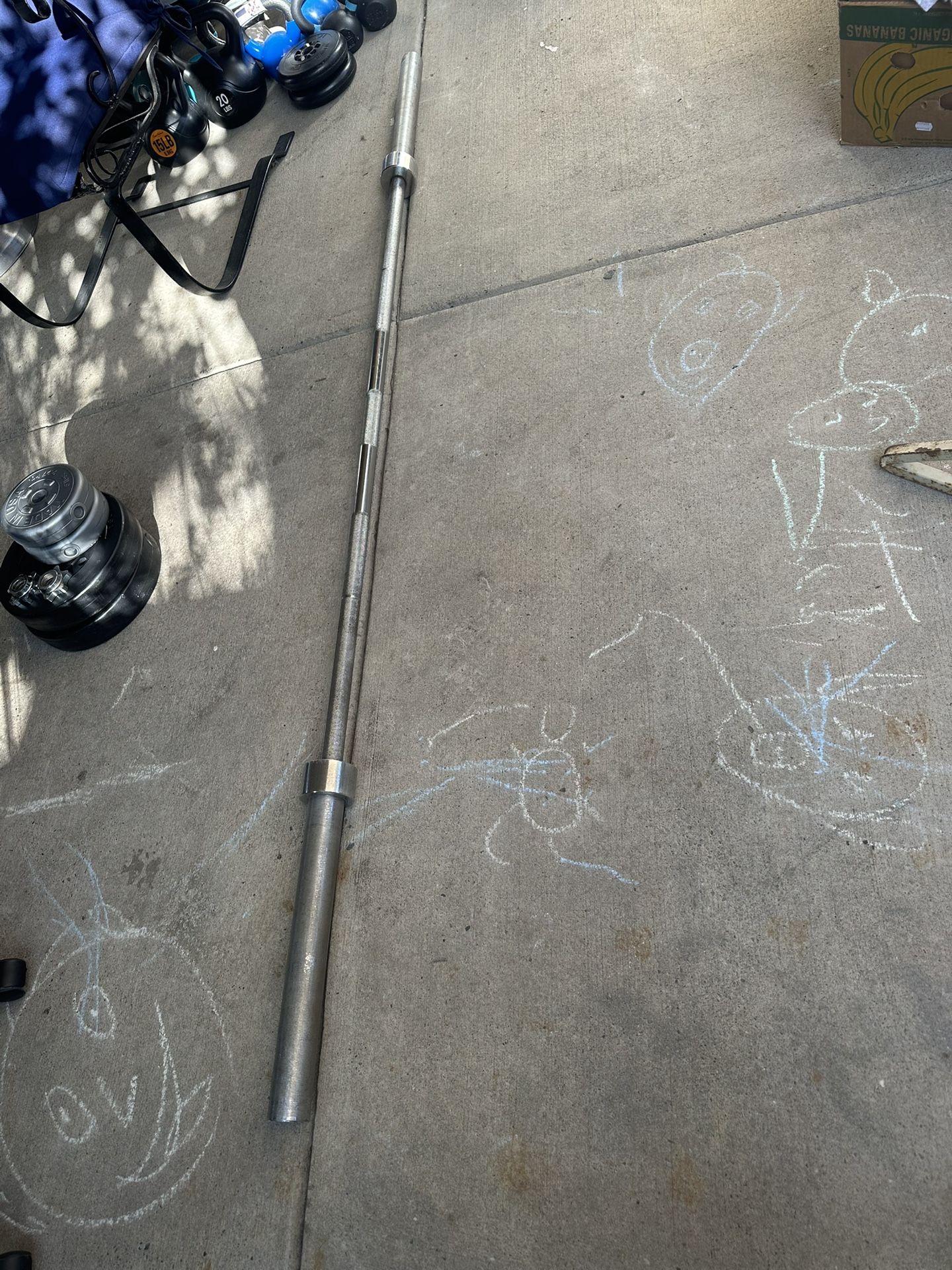 Olimpic Bar, 7 ft.,45pounds.