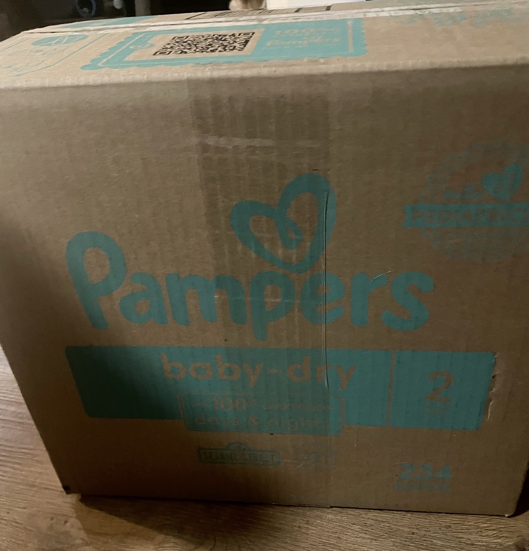 Pampers “Baby-Dry” Diapers Size 2