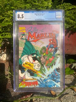 1996 Billy the marlin and spider man comic cgc 8.5
