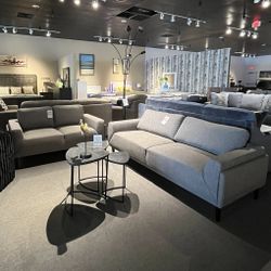 Grey Sofa And Loveseat