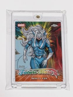 Topps Chrome Marvel White Fox Future Stars 21/25