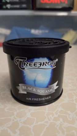 BRAND NEW TREEFROG BLACK SQUASH JDM CAR AIR FRESHENER CANS – $10