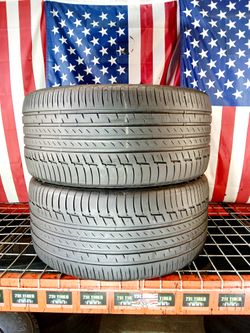 ✅ 2 Used Tires 315/30ZR22 CONTINENTAL PREMIUMCONTACT 6 315/30R22 QUIET HANDLING CONTROL SYSTEM 315 30 20