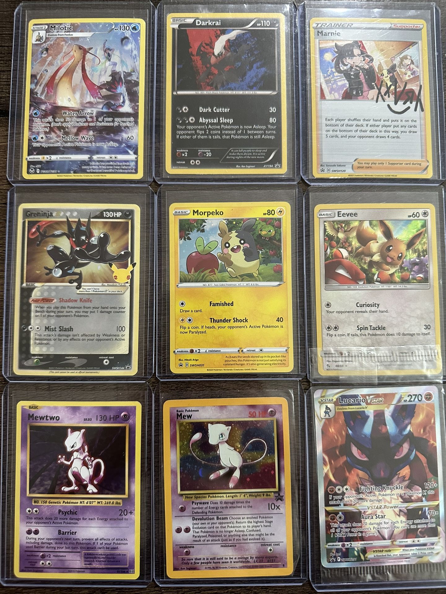 Pokemon Cards NM 7