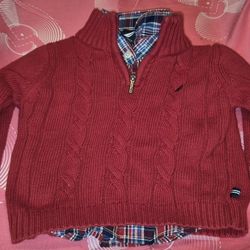 Baby Boy Shirt Sweater  Set 6/12 Months